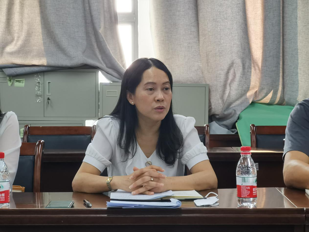吴丹副校长作交流发言